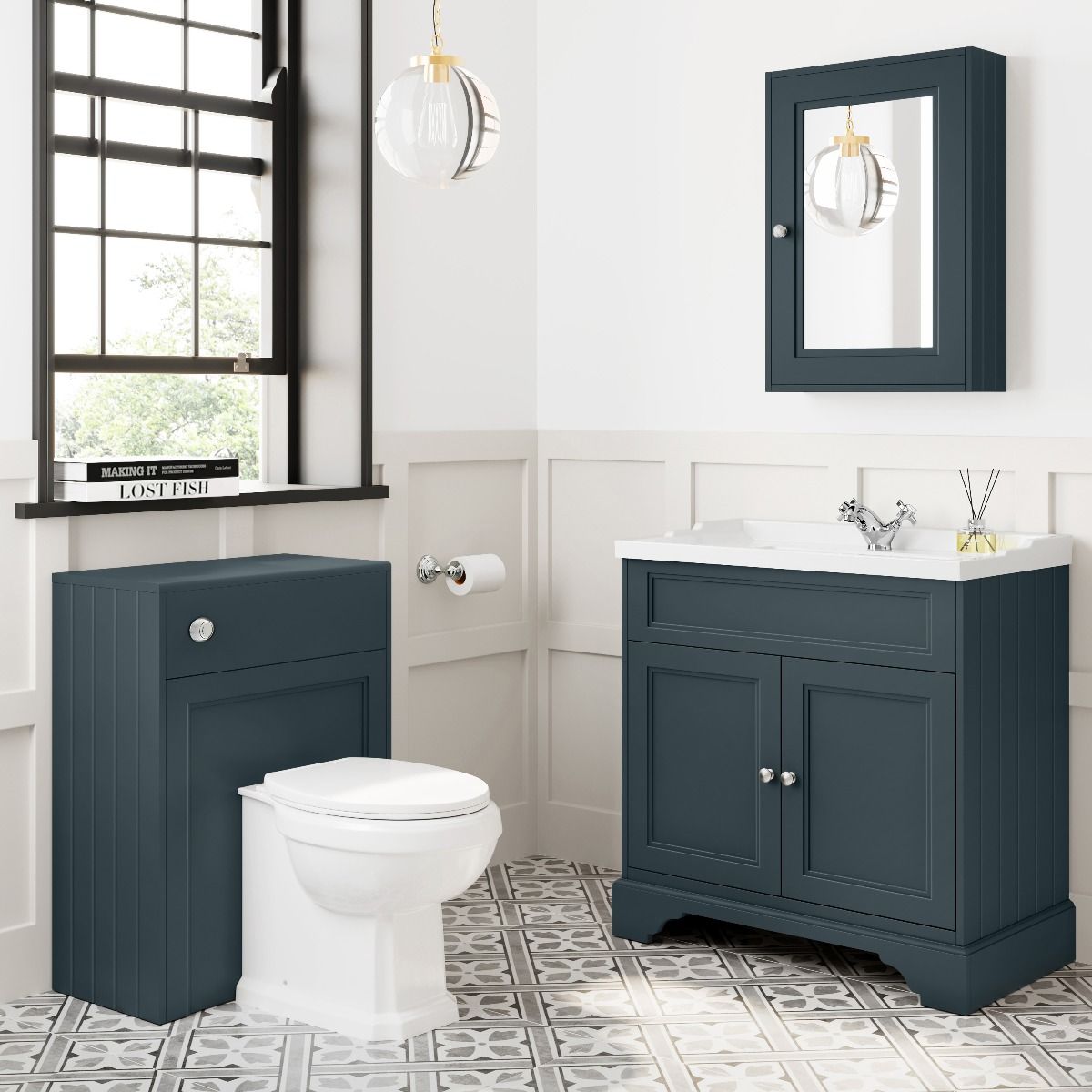 Inky Blue Furniture - Bathroom Mountain